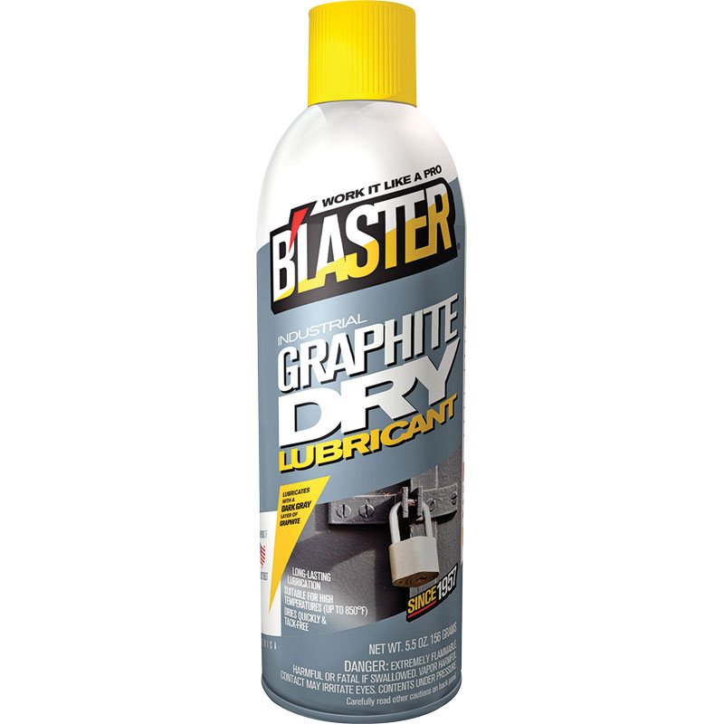 5.5 Oz. Blaster Industrial Graphite Dry Lubricant Spray - Gebo's