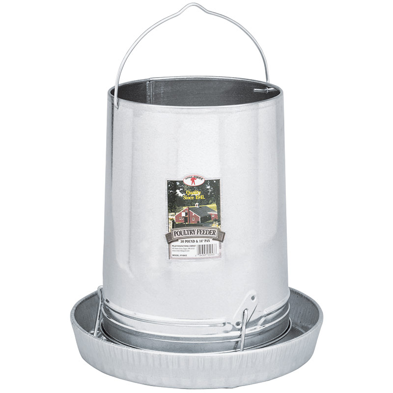 30 Lb. Little Giant Hanging Poultry Feeder - Gebo's