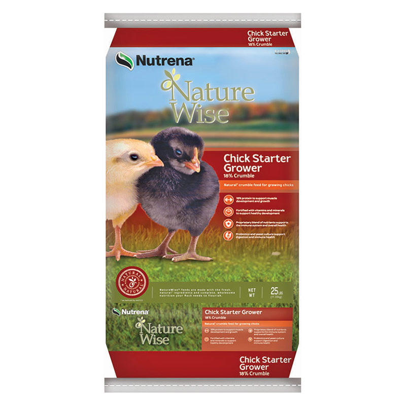 50 Lb. Nutrena NatureWise Chick Starter Grower - Gebo's