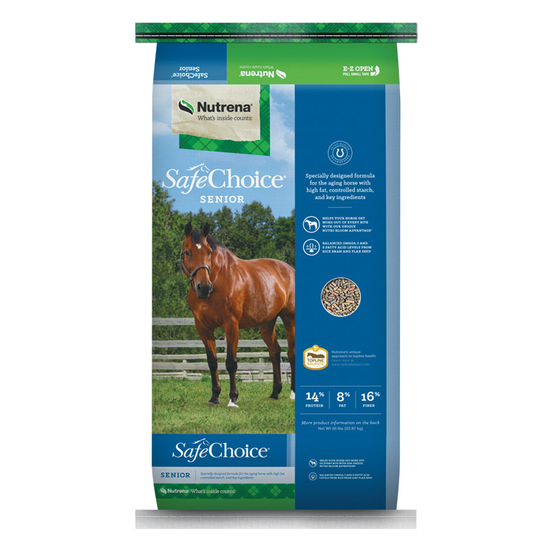 50 Lb. Nutrena® SafeChoice® Senior Horse Feed - Gebo's