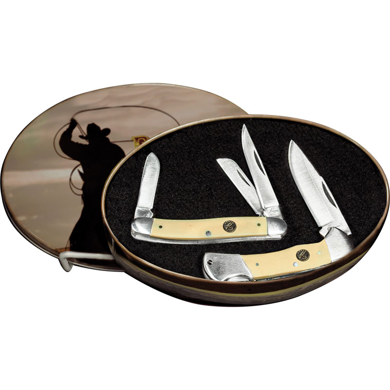 Knife Roper Tin Combo Stockman Gebo's