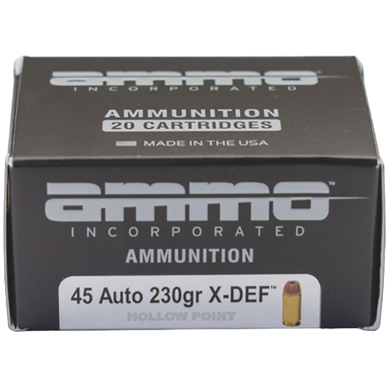 20 Ct. 45ACP 230 GR. XDef Ammo Gebo's