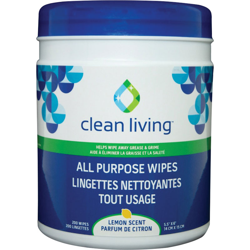 200 Ct. Clean Living All Purpose Wipes Gebo's