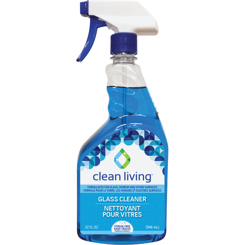 32 Oz. Clean Living Trigger Spray Glass Cleaner - Gebo's
