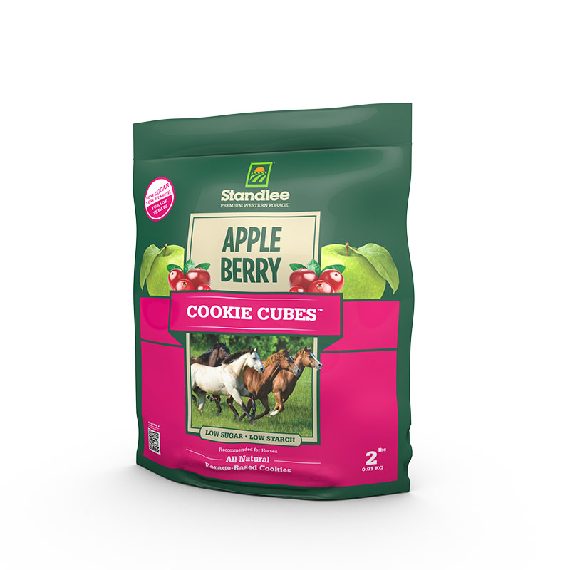 2 Lb. Standlee Premium Apple/Berry Cookie Cubes - Gebo's