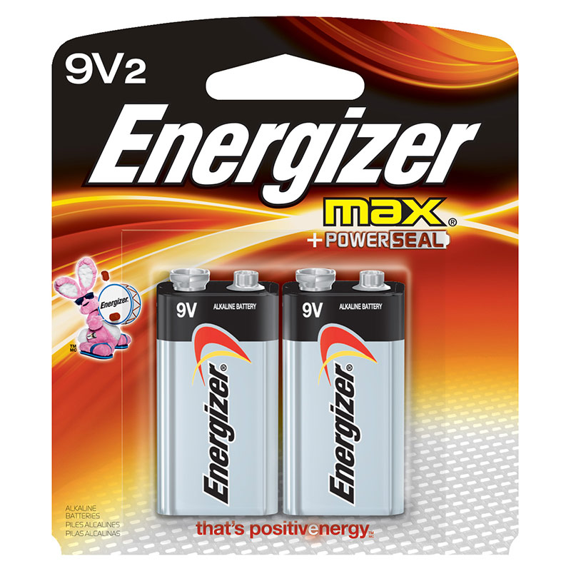 2 Pk. Energizer Max Alkaline 9V Battery - Gebo's