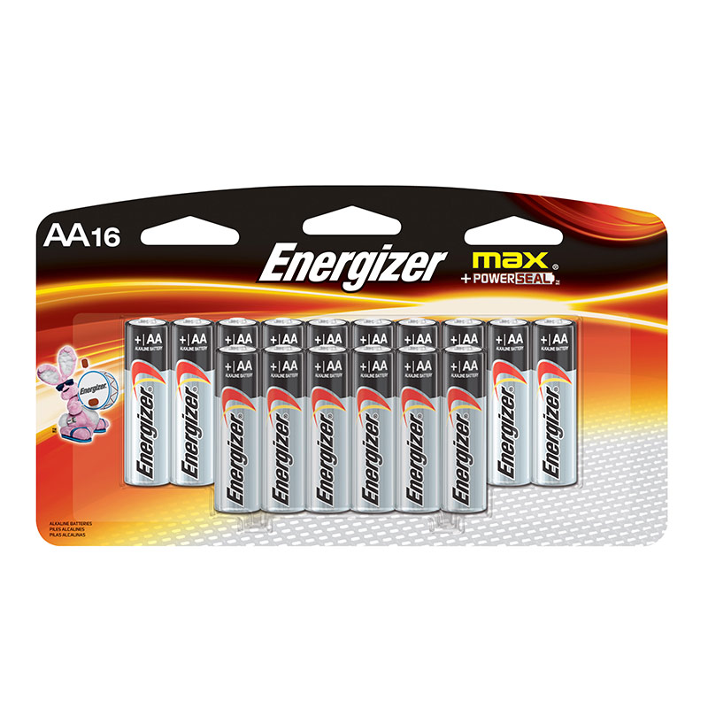 16 Pk. Energizer Max Alkaline AA Battery - Gebo's