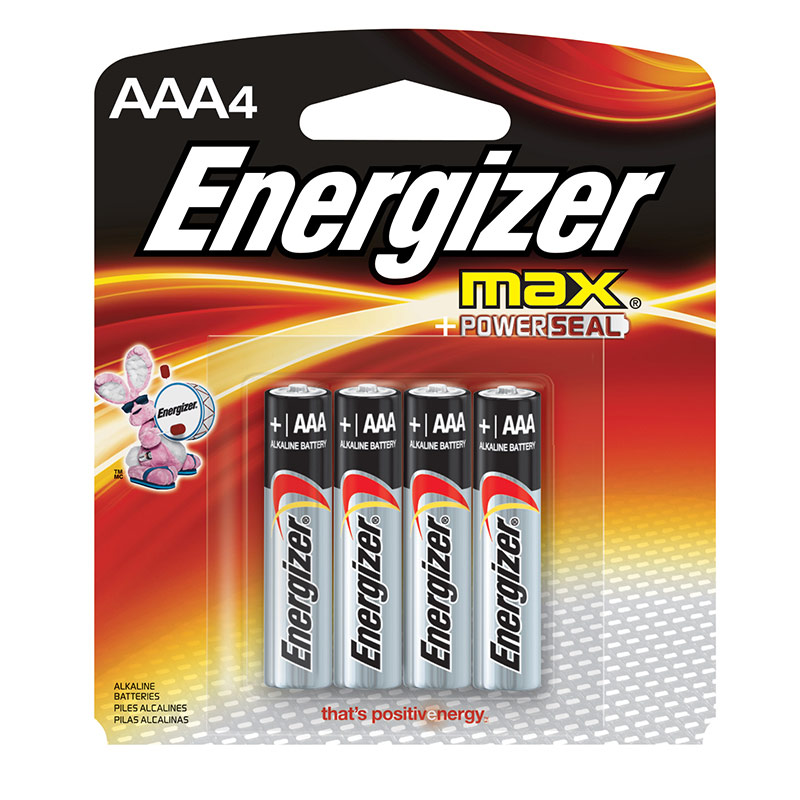 4 Pk. Energizer Max Alkaline AAA Battery - Gebo's
