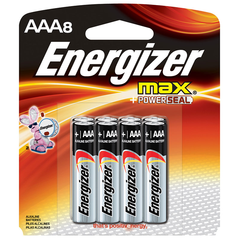 8 Pk. Energizer Max Alkaline AAA Battery - Gebo's