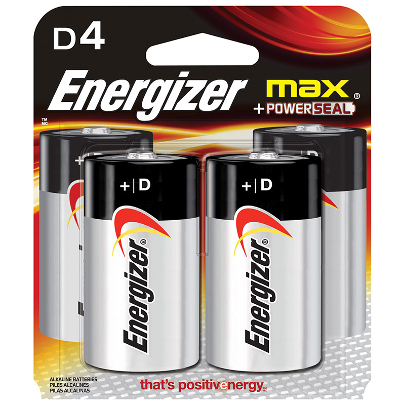 C 4 Pk. Energizer Max C Batteries - Gebo's