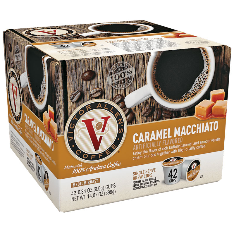 42 Ct. Victor Allen's Caramel Macchiato Coffee Cups - Gebo's