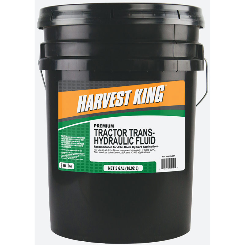 5 Gal. Harvest King Premium John Deere Trans-Hydraulic Oil - Gebo's
