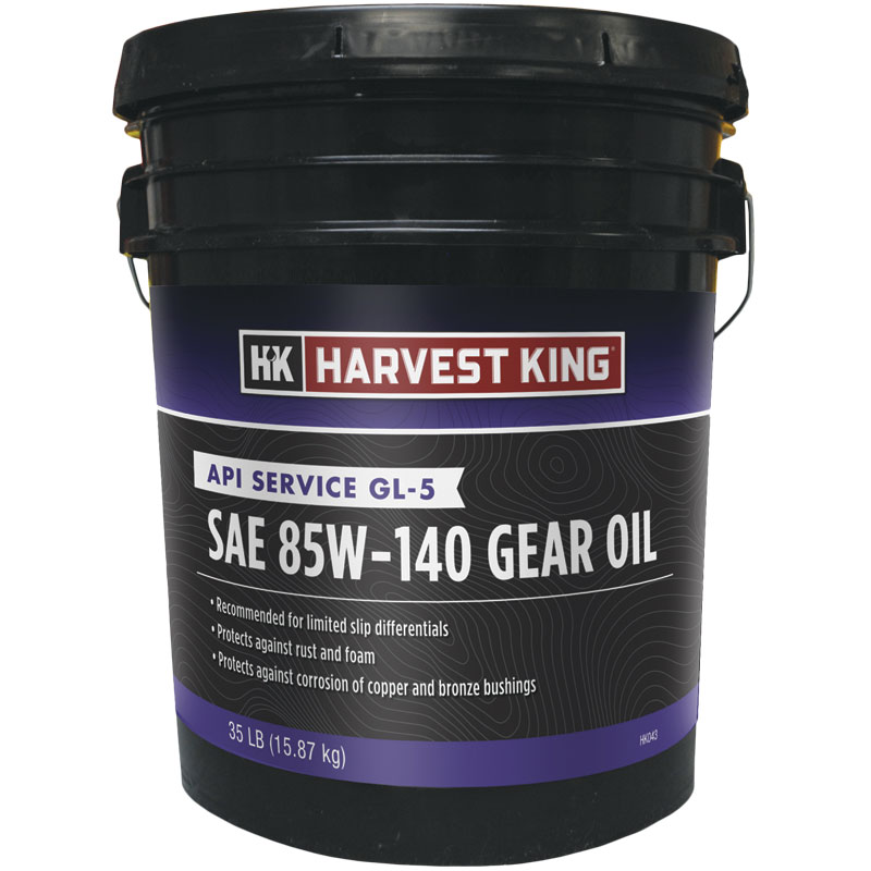 35 Lb. Harvest King API Service GL-5 SAE 85W-140 Gear Oil - Gebo's