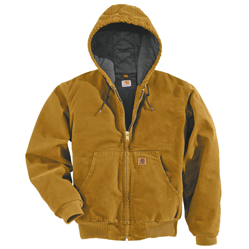 Men's Carhartt Sandstone Active Jac Quilted Flannel Lined Jacket - Gebo's
