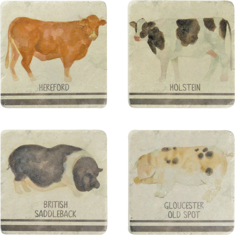 Farm Animal Coasters - Gebo's