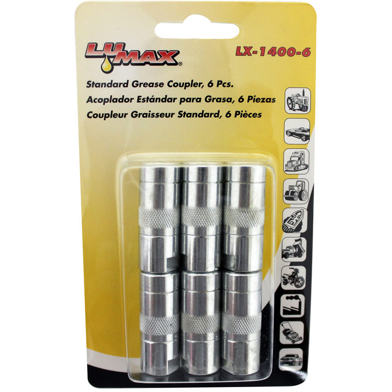6 Pc. Standard Grease Coupler - Gebo's