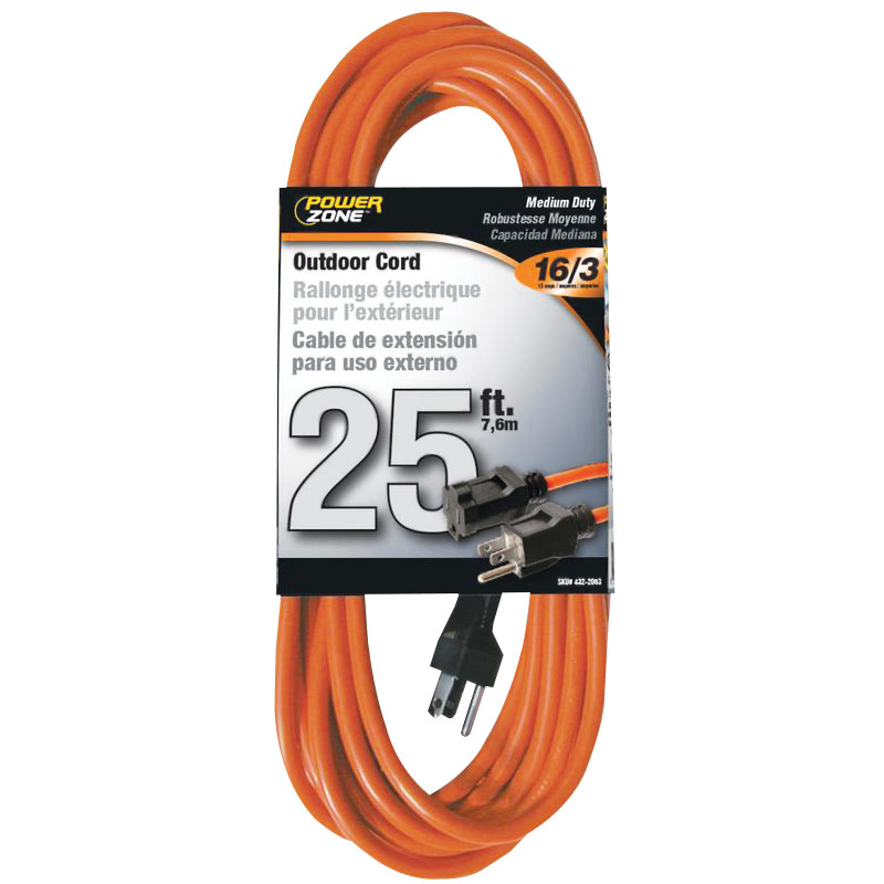 25' Power Zone Extension Cord Gebo's