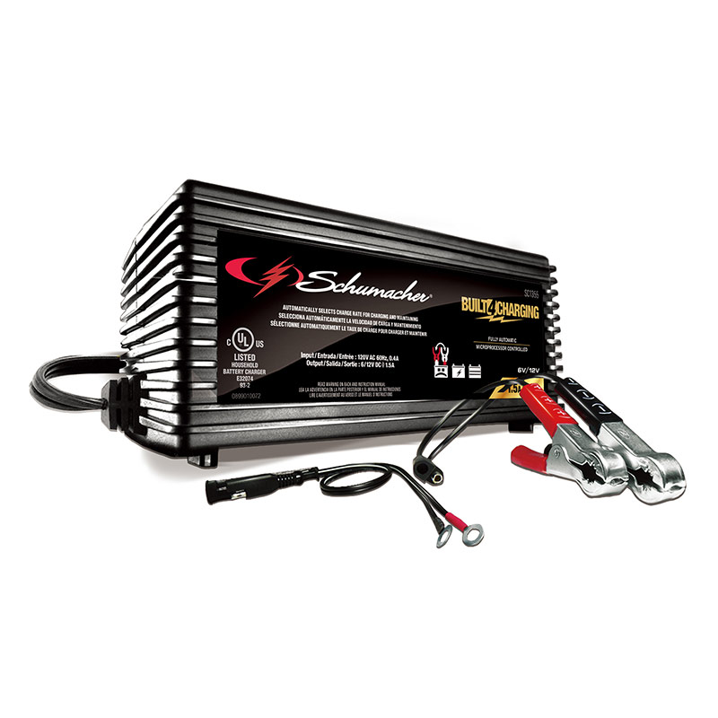 1.5 AMPS 6V/12V Fully Automatic Battery Maintainer - Gebo's