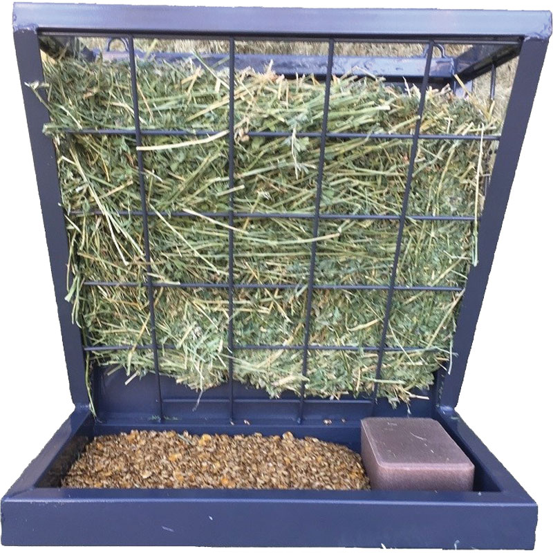 Rugged Ranch 3in1 Hanging Goat Feeder Gebo's