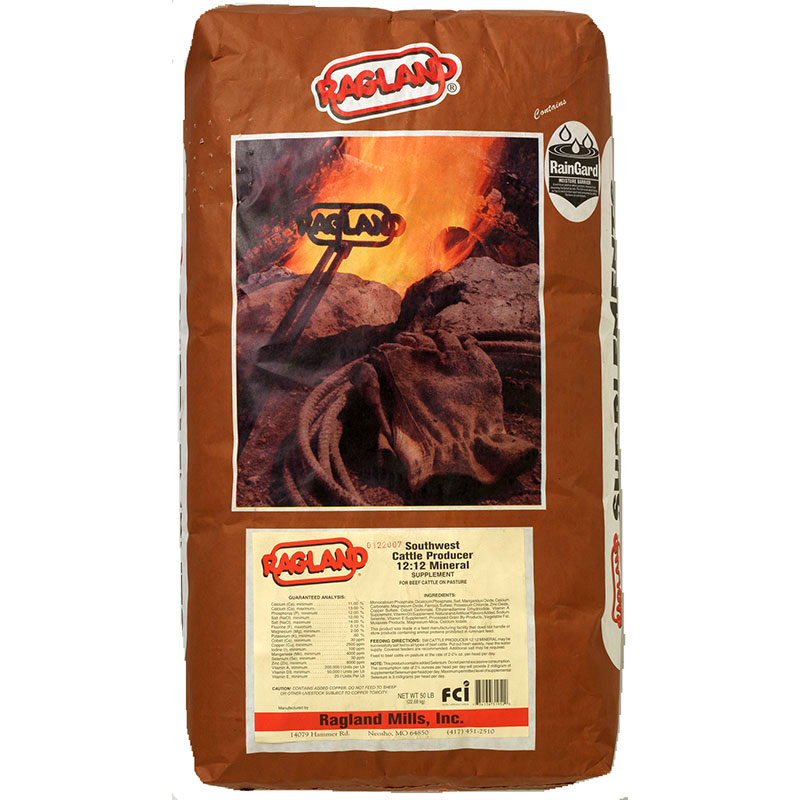 50 Lb. Ragland Southwest Cattle Producer Mineral Gebo's