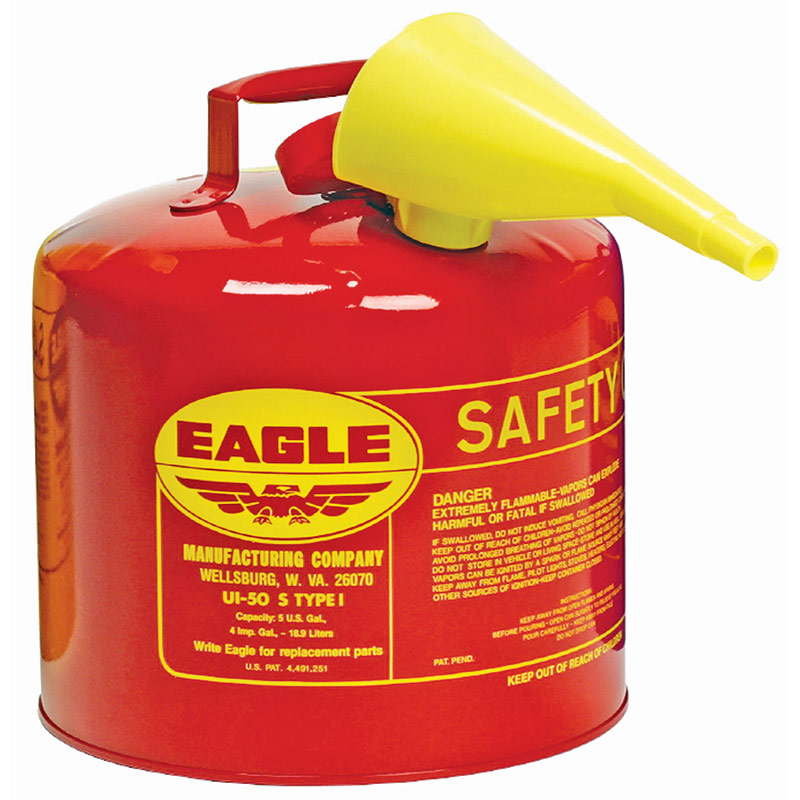 5 Gal. Metal Type 1 Safety Gas Can Gebo's