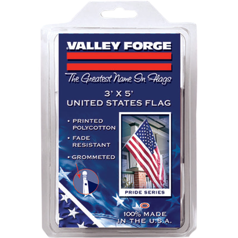 3'x5' Valley Forge Polycotton Replacement Flag - Gebo's