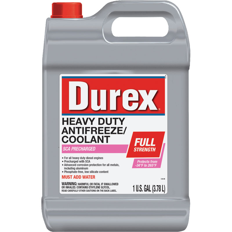 1 Gal. Durex Heavy Duty Antifreeze/Coolant SCA Precharged Full Strength - Gebo's