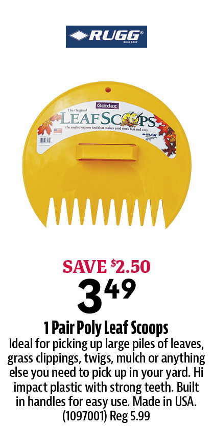 Leaf Scoops